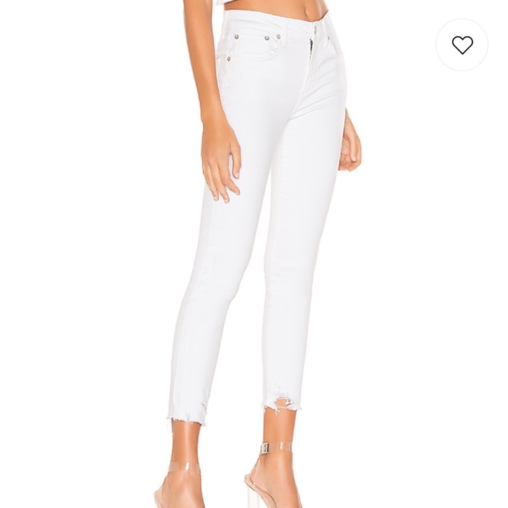 AGOLDE “Sophie” High Rise Skinny Crop